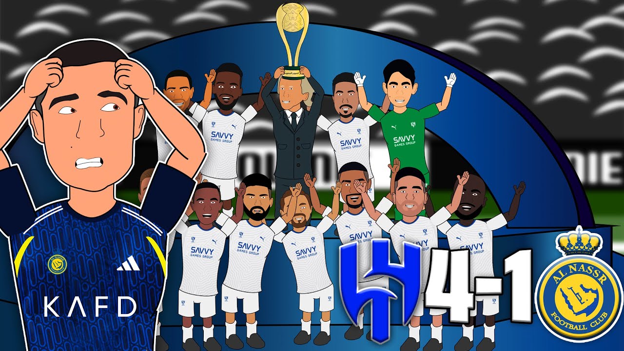 الهلال يفوز على النصر في نهائي كأس السوبر السعودي 🔥🔥