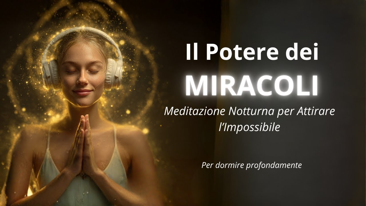 Il Potere dei Miracoli ✨ Meditazione Guidata Notturna per Attrarre l&rsquo;Impossibile - Notte Dorata