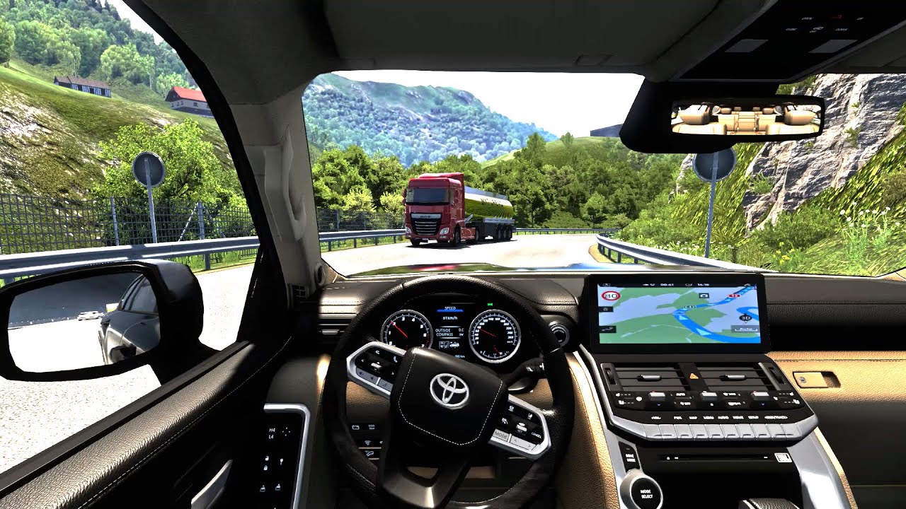 Toyota Land Cruiser 300 | Euro Truck Simulator 2 | Game Play