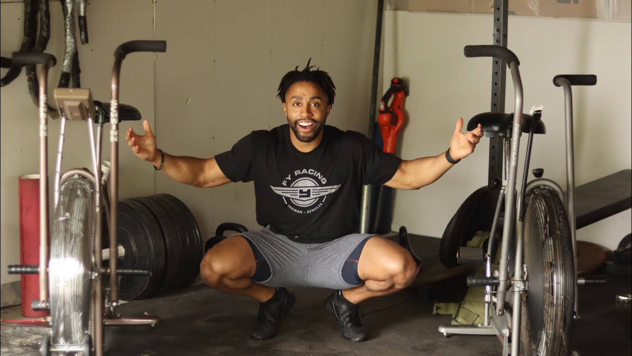 Two Airdyne bikes & One Garage Gym