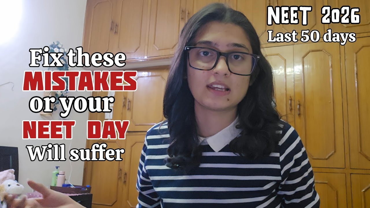 You will end up Underperforming on NEET day😧 because of these Mistakes | last month NEET 2026 