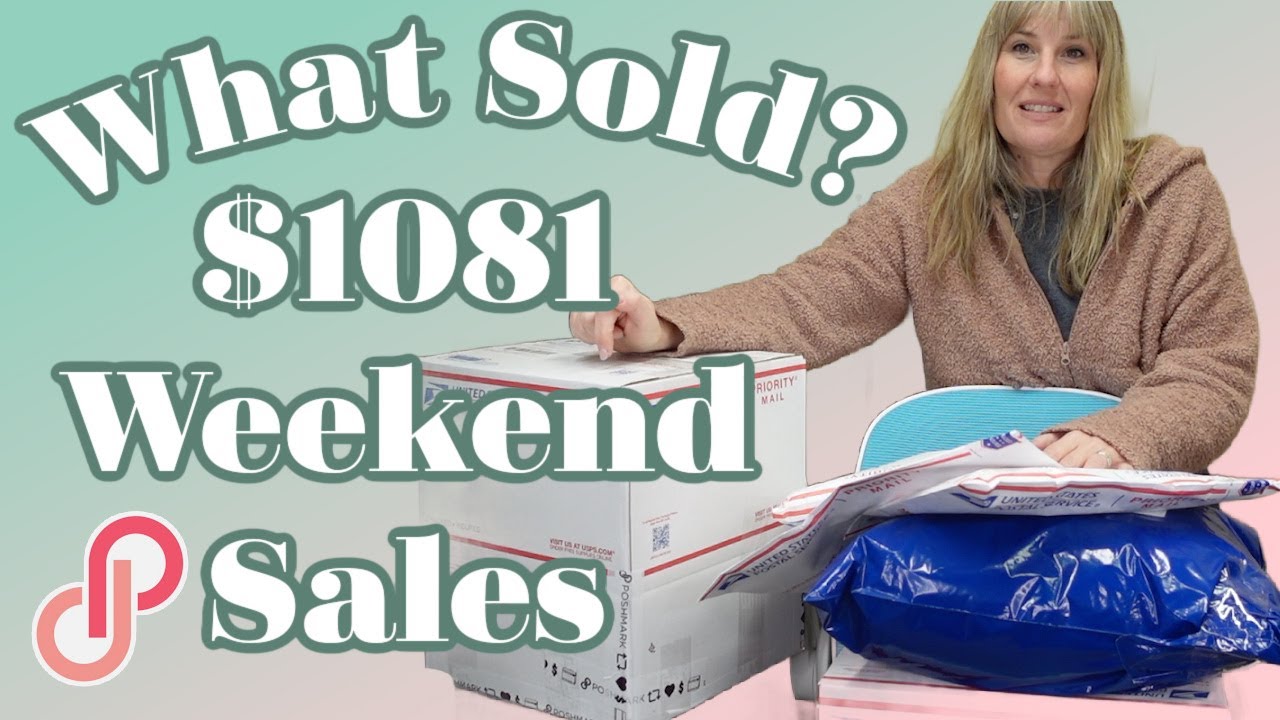 What Sold on Poshmark, $1081 in Weekend Sales!