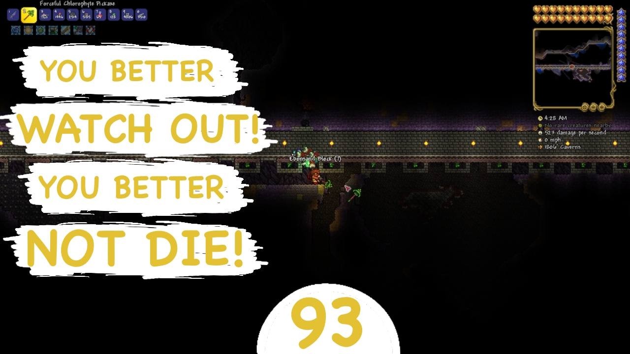 Terraria Master Mode #93 - You better watch out, You better not die