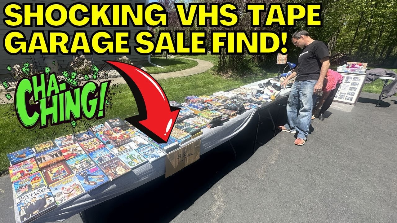 The VHS TAPE GARAGE SALE FIND that SHOCKED THE WORLD!