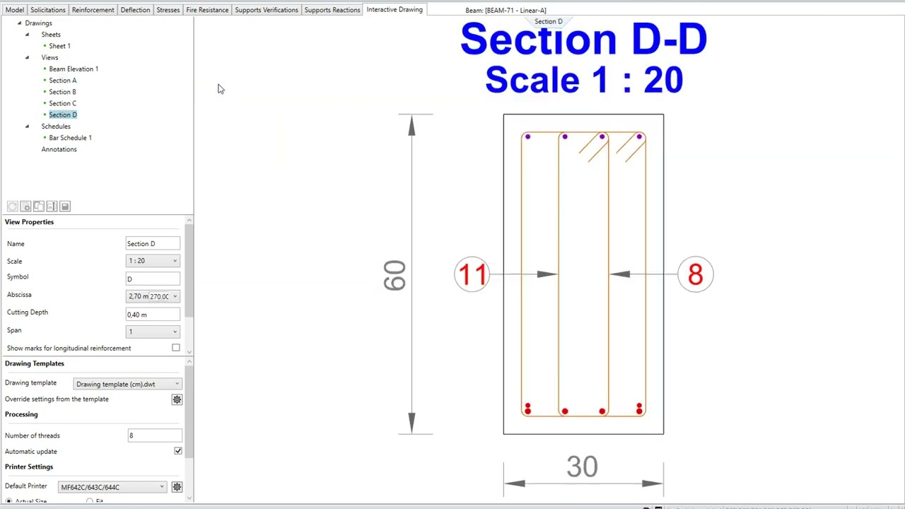 RC modules on Advance Design - RC Design to detailing