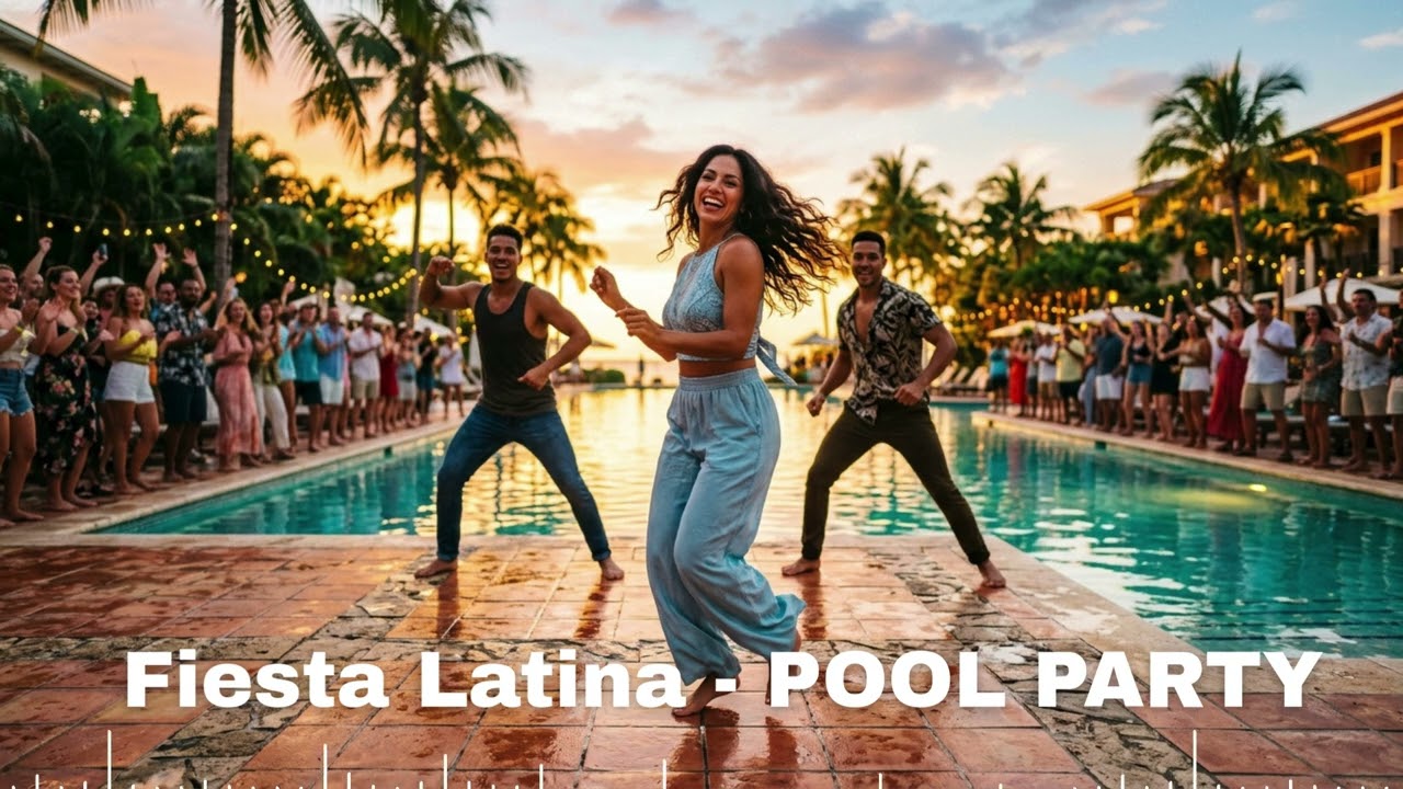 Tropical Pool Party Reggaeton 🌴 | Summer Latin Dance Mix