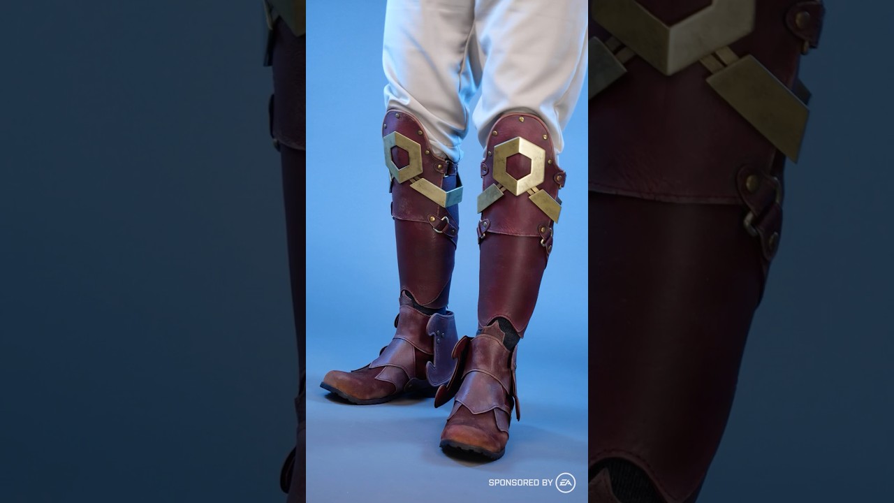 How to make foam-leather boots #DragonAge #Veilguard
