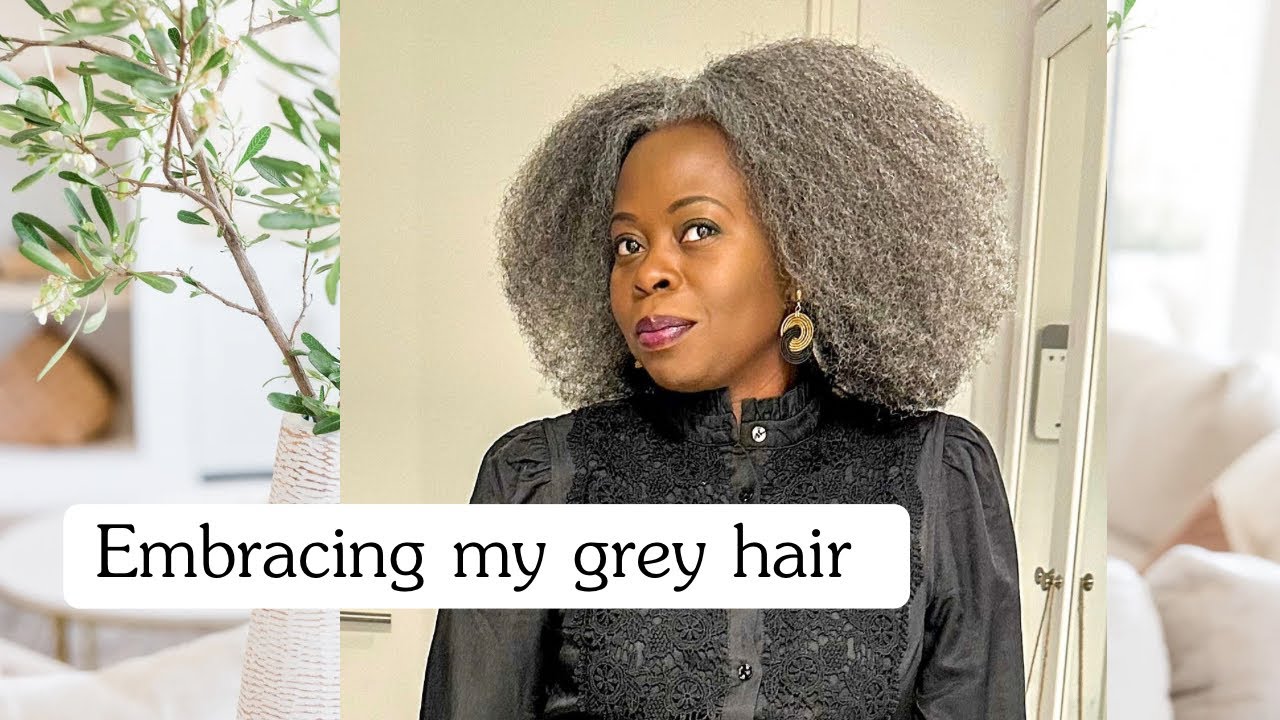 How i embraced my grey hair| Falling in love with my grey hair| #greyhair #aginggracefully