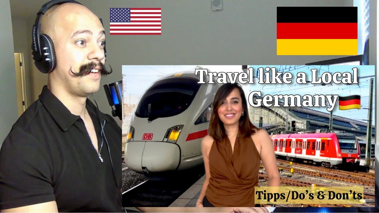 American react to Public Transport in Germany EXPLAINED 🇩🇪 | Things to know when moving to Germany