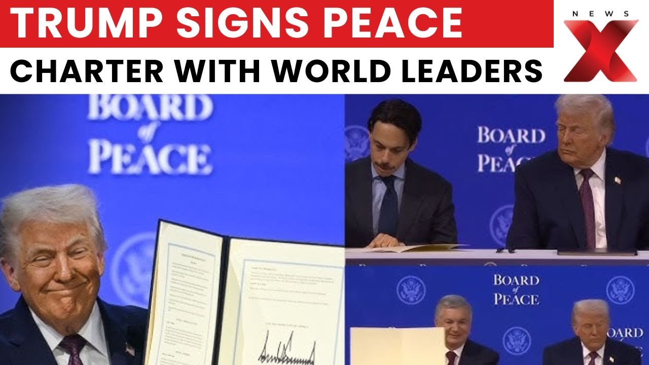Trump Launches Board Of Peace: Global Leaders Unite For Historic Deal | NewsX