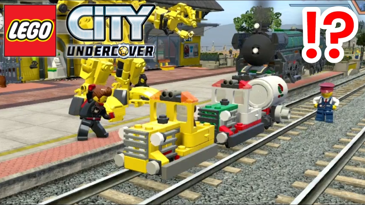 [LEGO City Undercover] Что это за поезд?! Я сделал сумасшедший поезд, используя мод для кастомиза...
