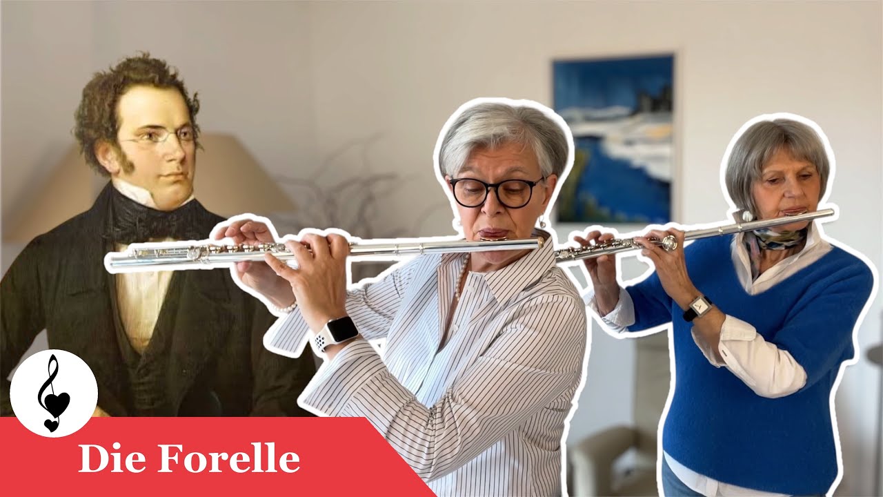 Die Forelle | F.Schubert | op.32 | D.550 | #fluteduet #ermutigung #querflöte