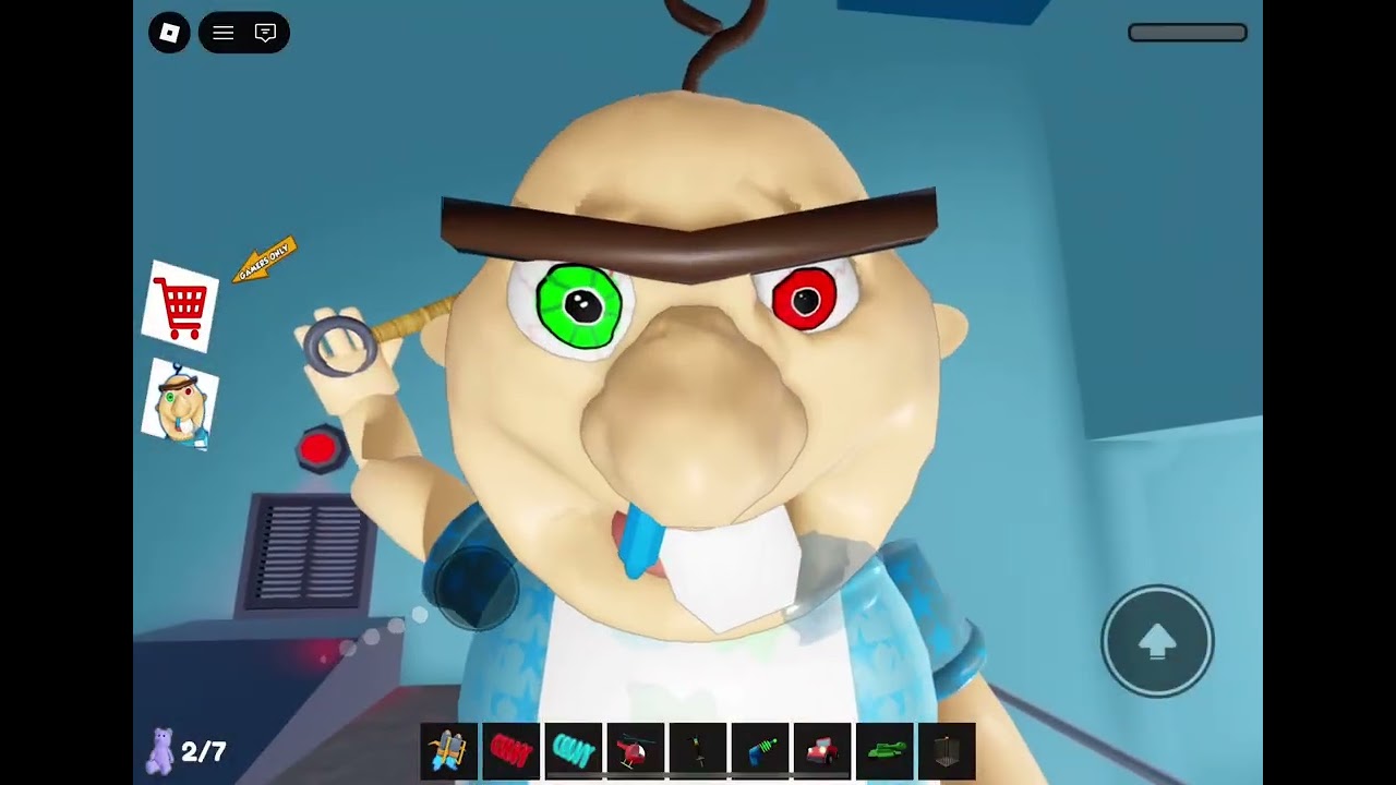 Jugando a ¡Escapa de baby Bobby! #roblox 