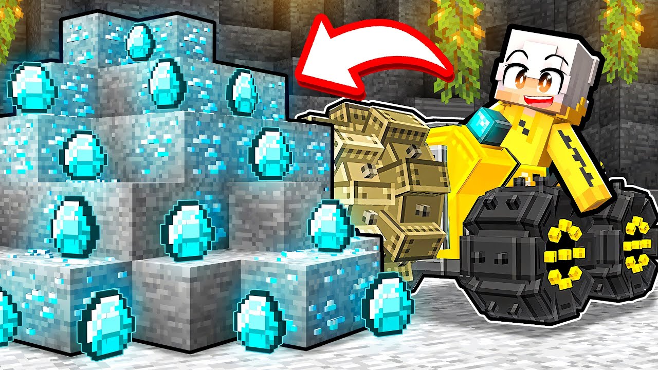 5 MODI PIU' VELOCI per SCAVARE i DIAMANTI in Minecraft