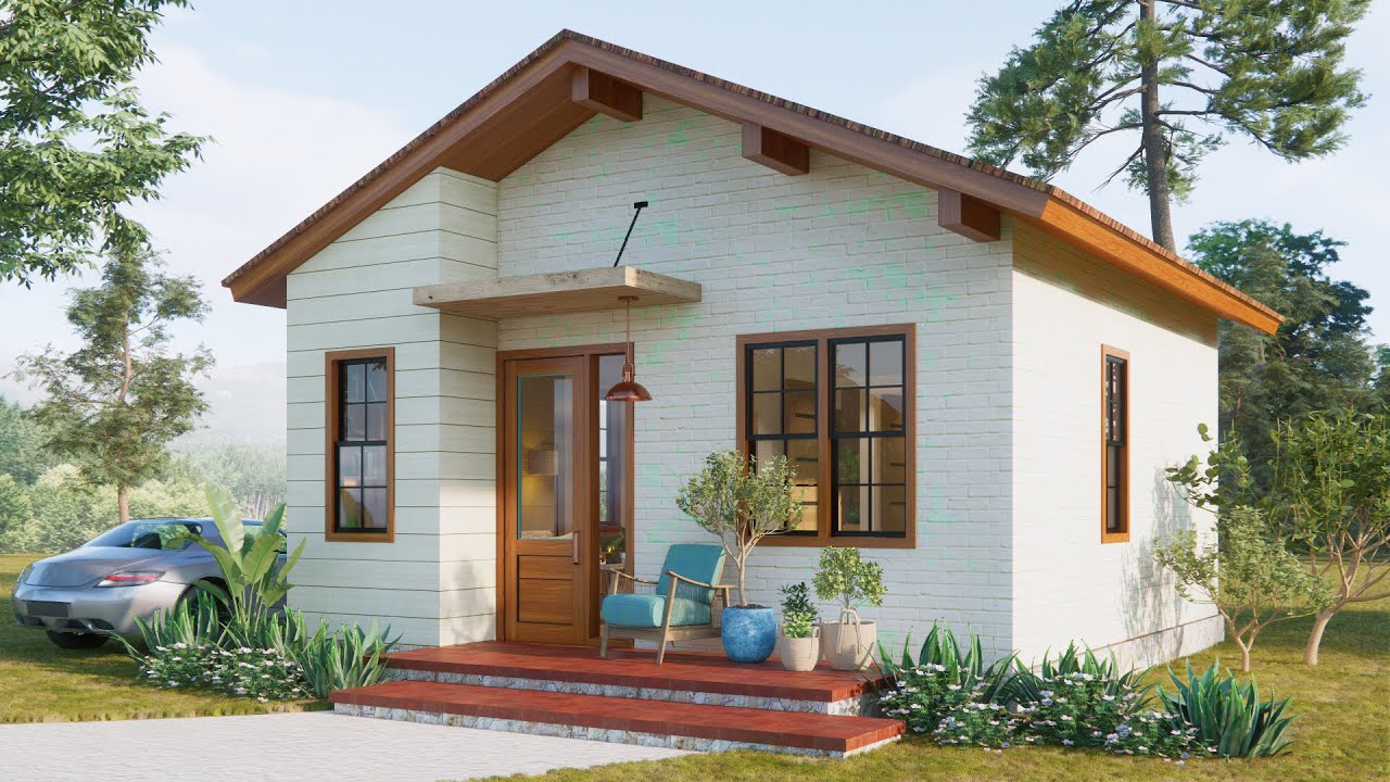 Small House Design 400SQFT - Tiny but Cozy & Stylish Living