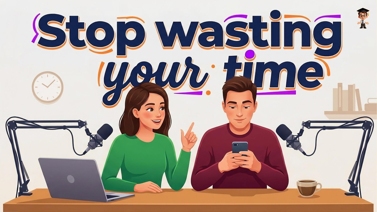 Don&rsquo;t Waste Your Time! Learn Real-Life English Conversations (A2&ndash;B1) | English Podcast