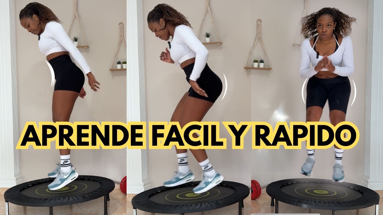 RUTINA EN TRAMPOLÍN PARA PRINCIPIANTES Y TERCERA EDAD EN CASA