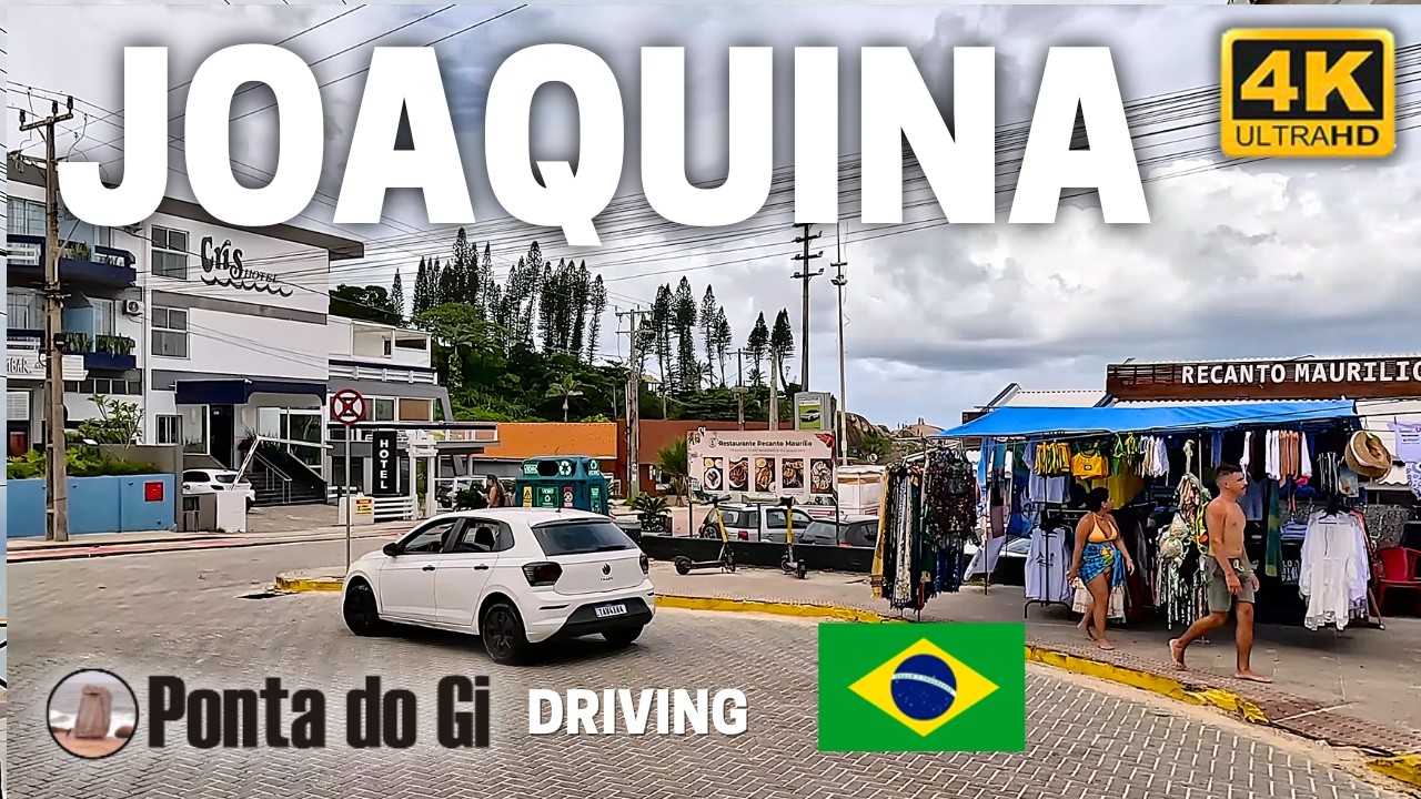 JOAQUINA 4K La Playa Más Famosa de Florianópolis #driver TOUR VERANO 2026 SANTA CATARINA - BRASIL