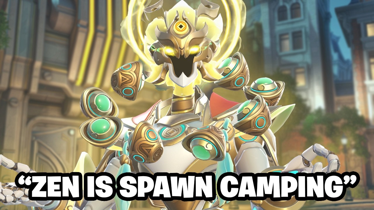 Using my BALLS to hit their JAWS - Zenyatta Overwatch