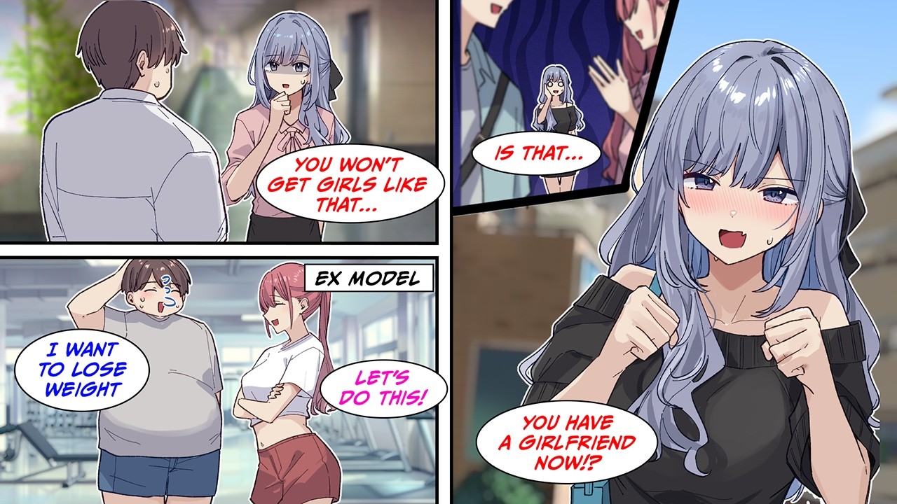 [Manga Dub]  I walked into a gym to lose weight and my high school crush was my trainer
