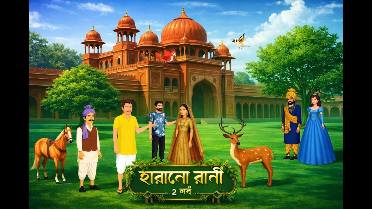 হারানো রানী (শেষ পর্ব)। Bangla Rupkotha। Fairy Tale Story। Thakumar Jhuli। Magic Story।SotMa।Cartoon