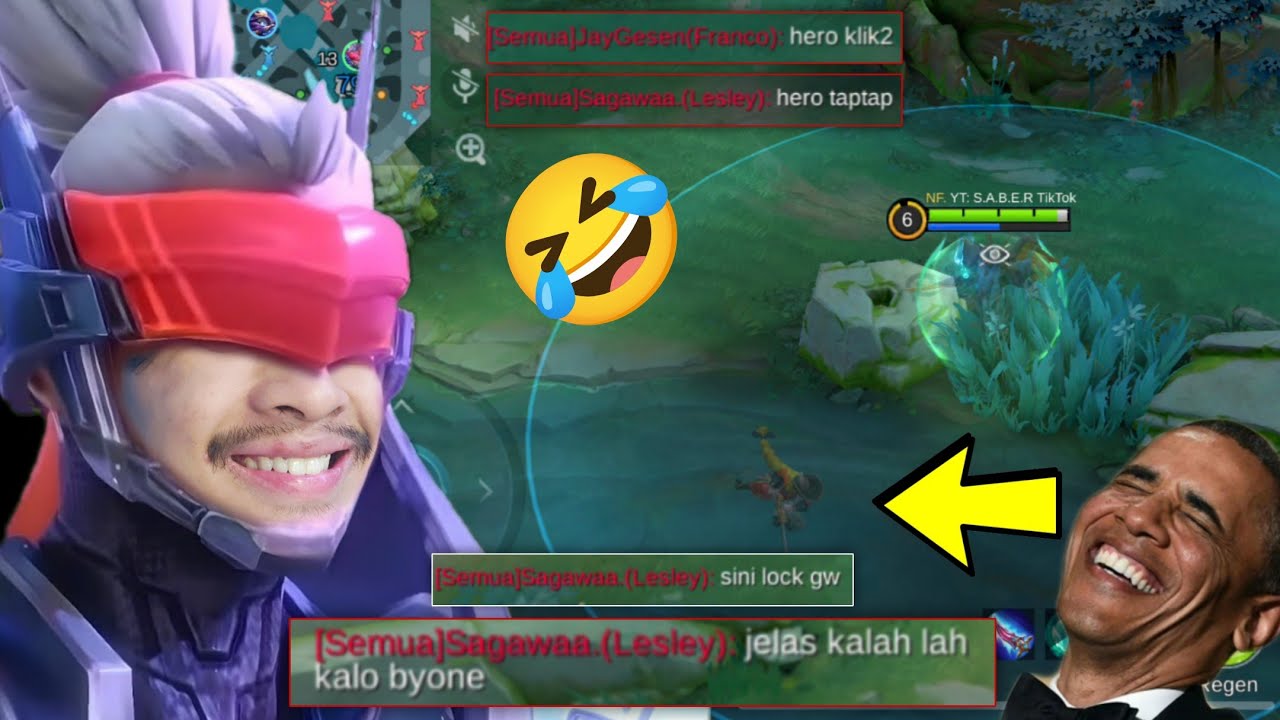 MAIN SABER GOLD LANE KETEMU LESLEY TENGIL MINTA DILOCK😱 UDAH DILOCK MALAH MARAH MARAH
