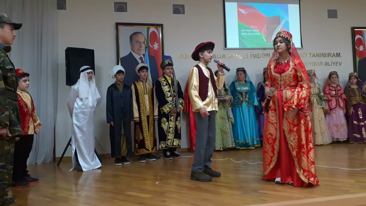 Suraxani rayonu 208 nomreli mekteb Ana dili tedbiri