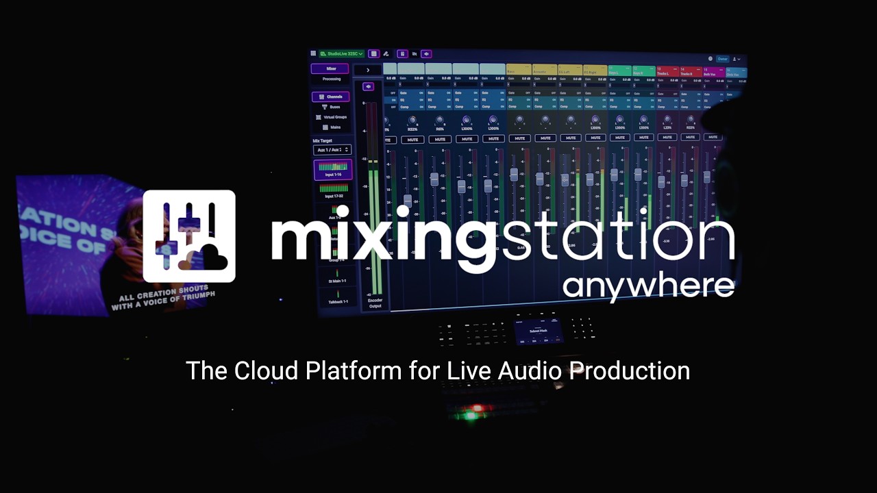 Mixing Station Anywhere | Облачная платформа для живого звука