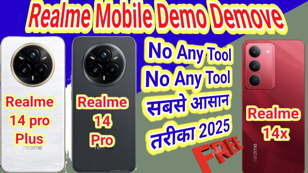 Realme 14x Demo Remove || Realme 14 pro & 14 Pro+ Demo Remove Without Any Tool Just Free 🆓 2025