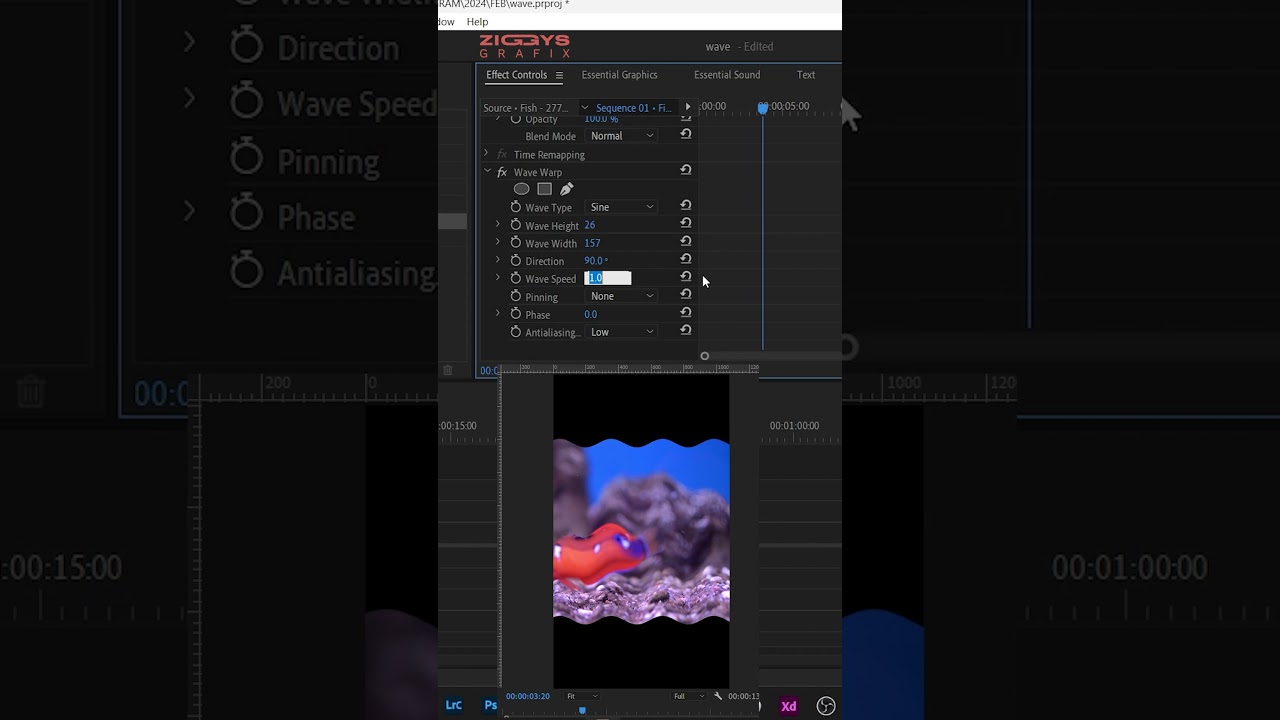 How to Create a wavyeffect  (Premiere pro tutorial)