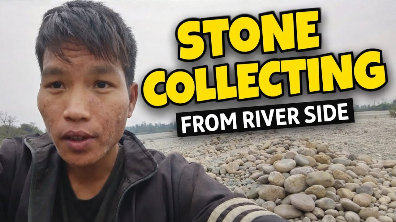 Stone collecting from river side in Arunachal  || unfinishable jujube fruit near river  @sanzoivlog 