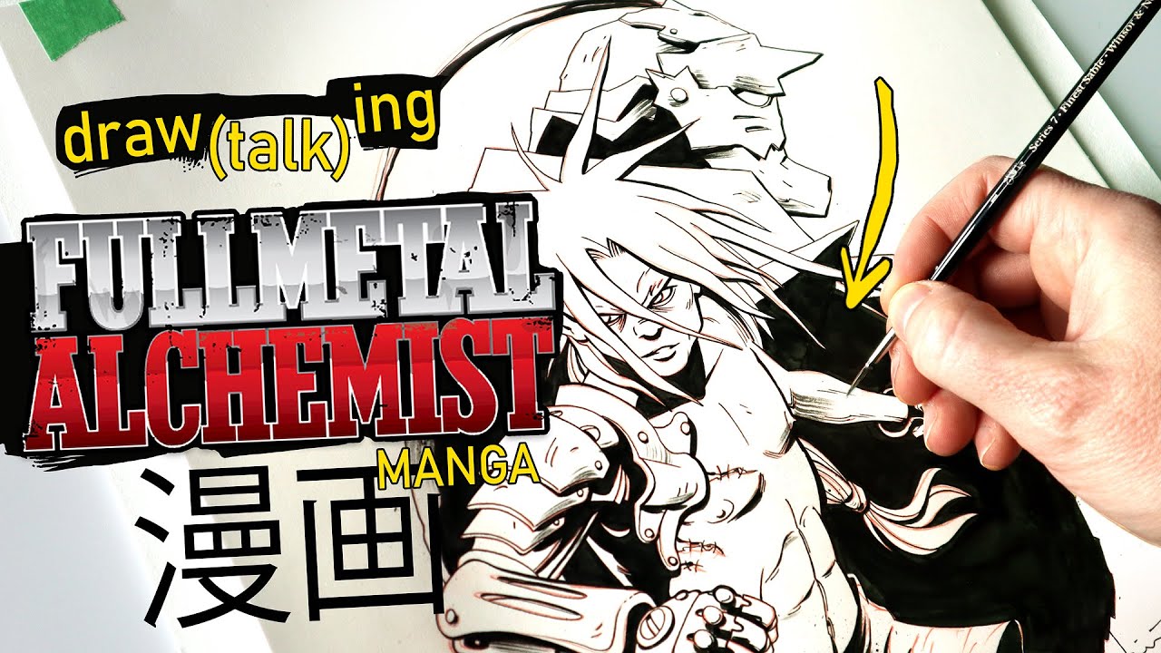 Drawing my version of FULLMETAL ALCHEMIST for the Amestris State Manga & Anime Program of the Führer