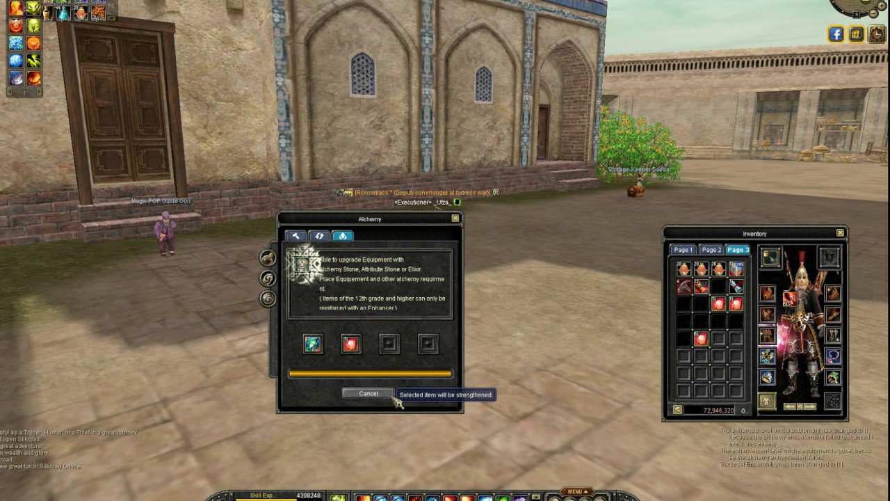 Aeolus Silkroad Online Alchemy 2019 success rate $hit