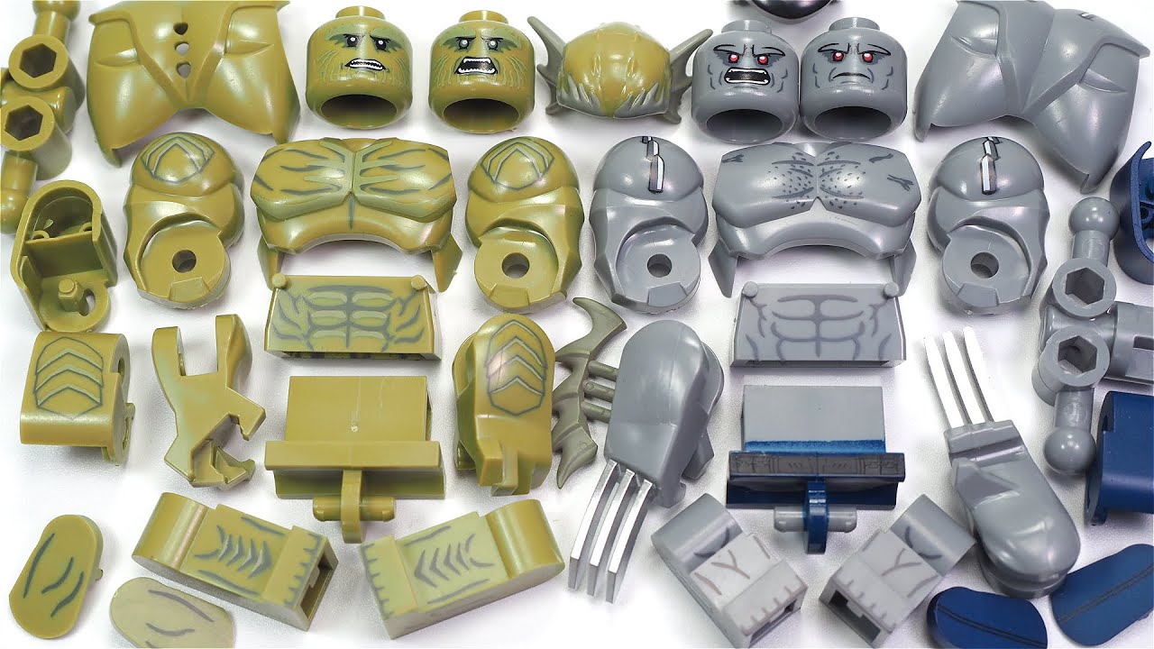 LEGO Hulk | She-Hulk - Abomination | Weapon H Unofficial Lego Big Figures AF350 AF351