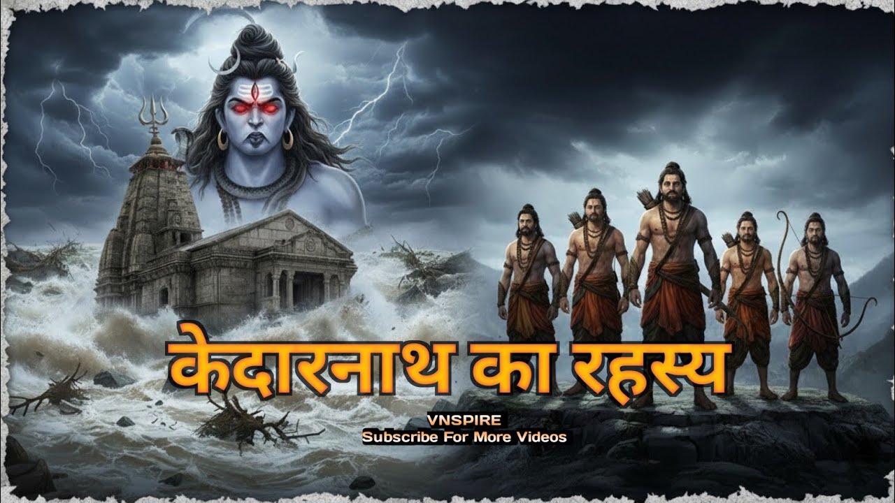केदारनाथ मंदिर का रहस्य! केदारनाथ मंदिर की स्थापना कैसे हुई? KEDARNAT YATRA | VNSPIRE