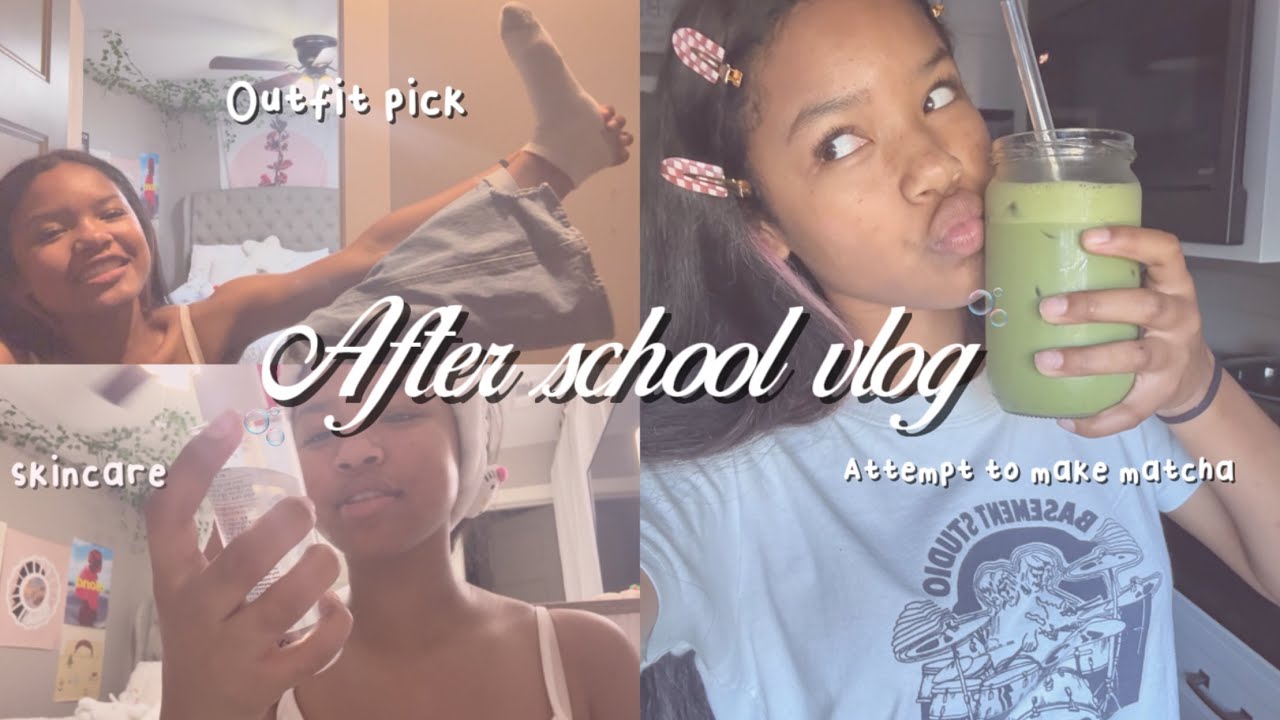 AFTER SCHOOL ROUTINE (kinda) 🏠🍵🫧