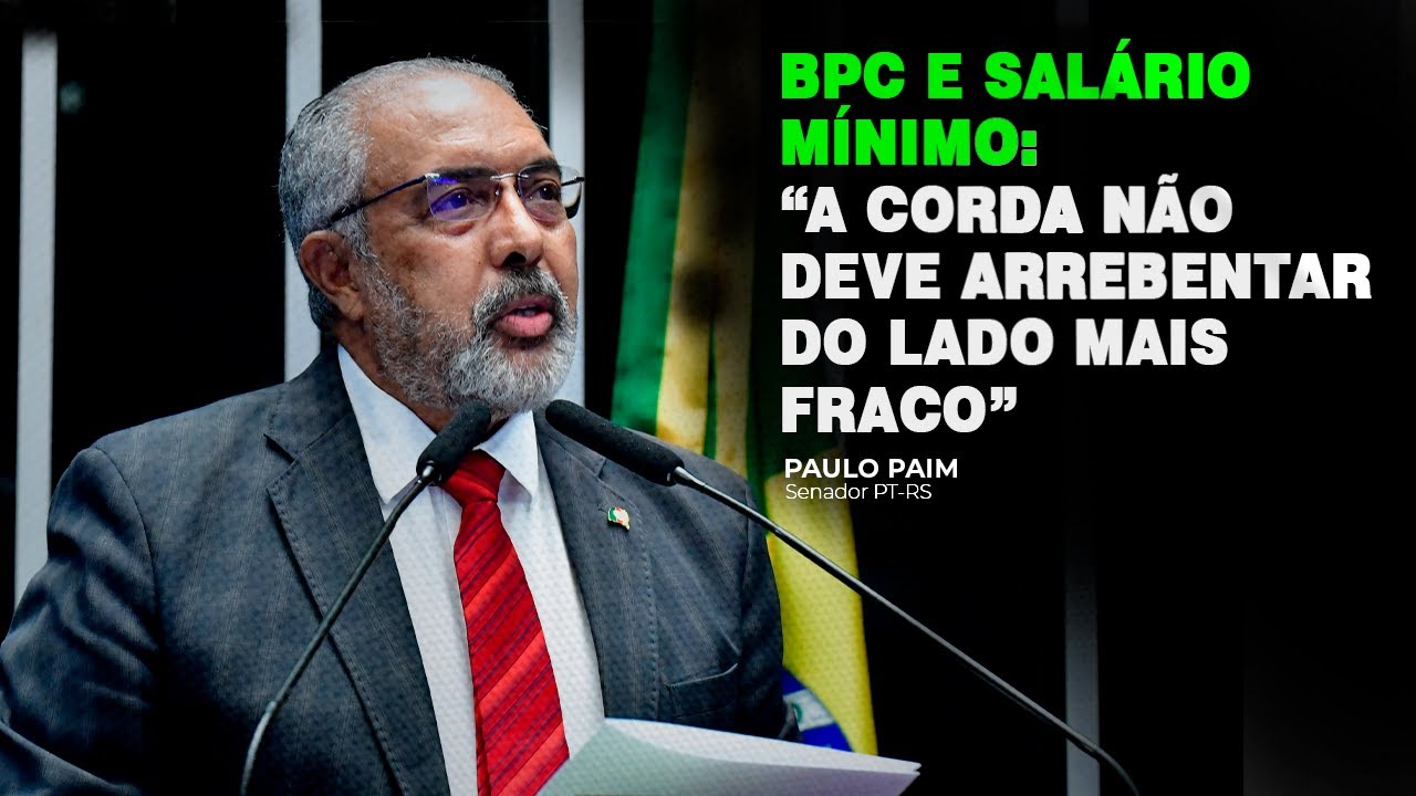 BPC e Salário Mínimo: “A corda não deve arrebentar do lado mais fraco”