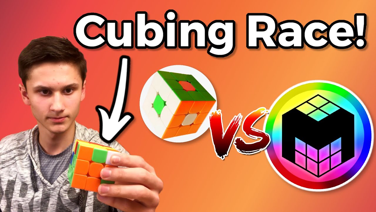 Cubeski VS M Cuberzz 3x3 OH Race | Road To Sub 15 Part 3