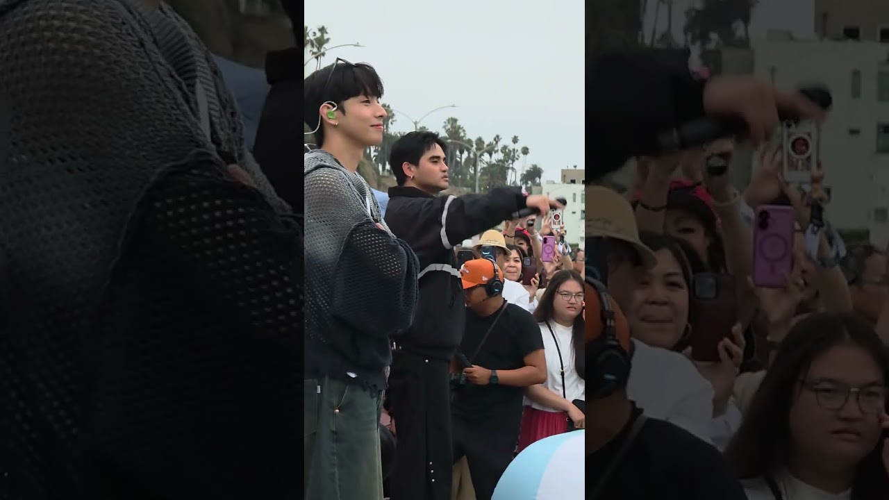 SB19 guest appearance at ‎⁨@WishUSA⁩  at #santamonicabeach (clip 2)
