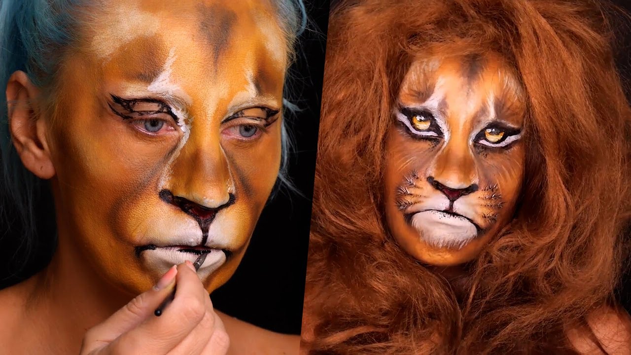 LION KING MAKEUP ILLUSION - Face Painting
