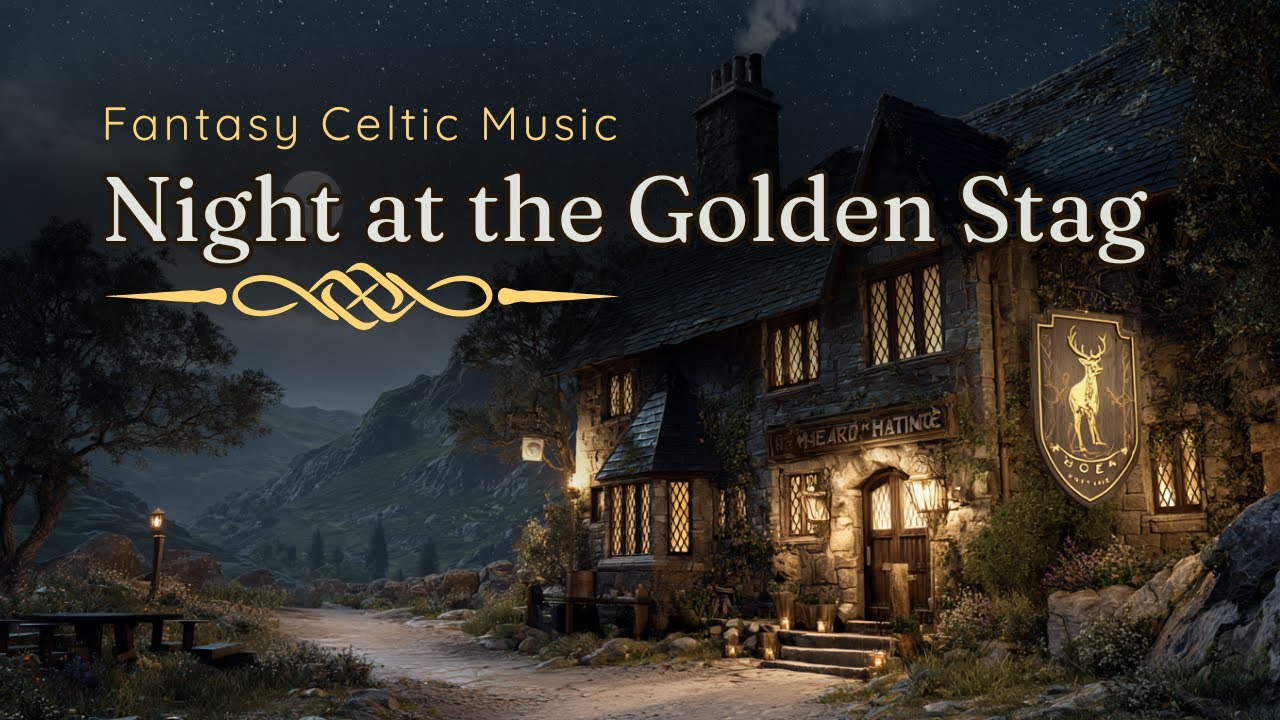 Night at the Golden Stag - Lively Medieval Tavern Music | Upbeat Celtic Folk & Inn Ambience