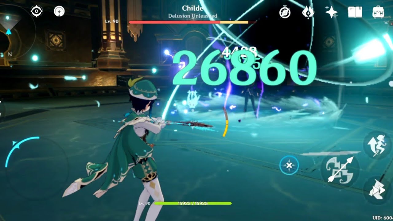 DPS Venti solo vs Childe