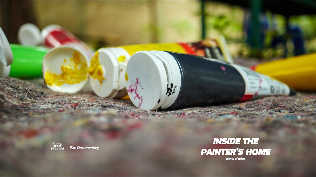 Inside the painter's home / Art togolese documentary (CANON T7i)