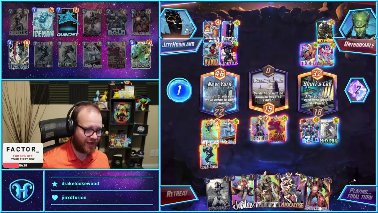 Marvel SNAP Gameplay Live Stream Archive