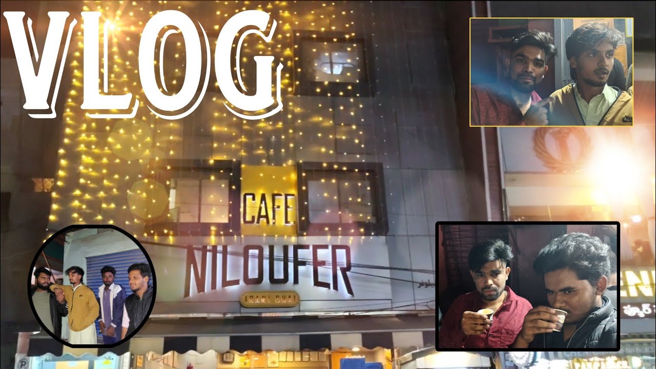 #VLOG 1 || CAFE NILOUFER ☕|| LAKDI KA PUL || ROAD TRIP || Hyderabad #Time Pas# Viral # video #love 