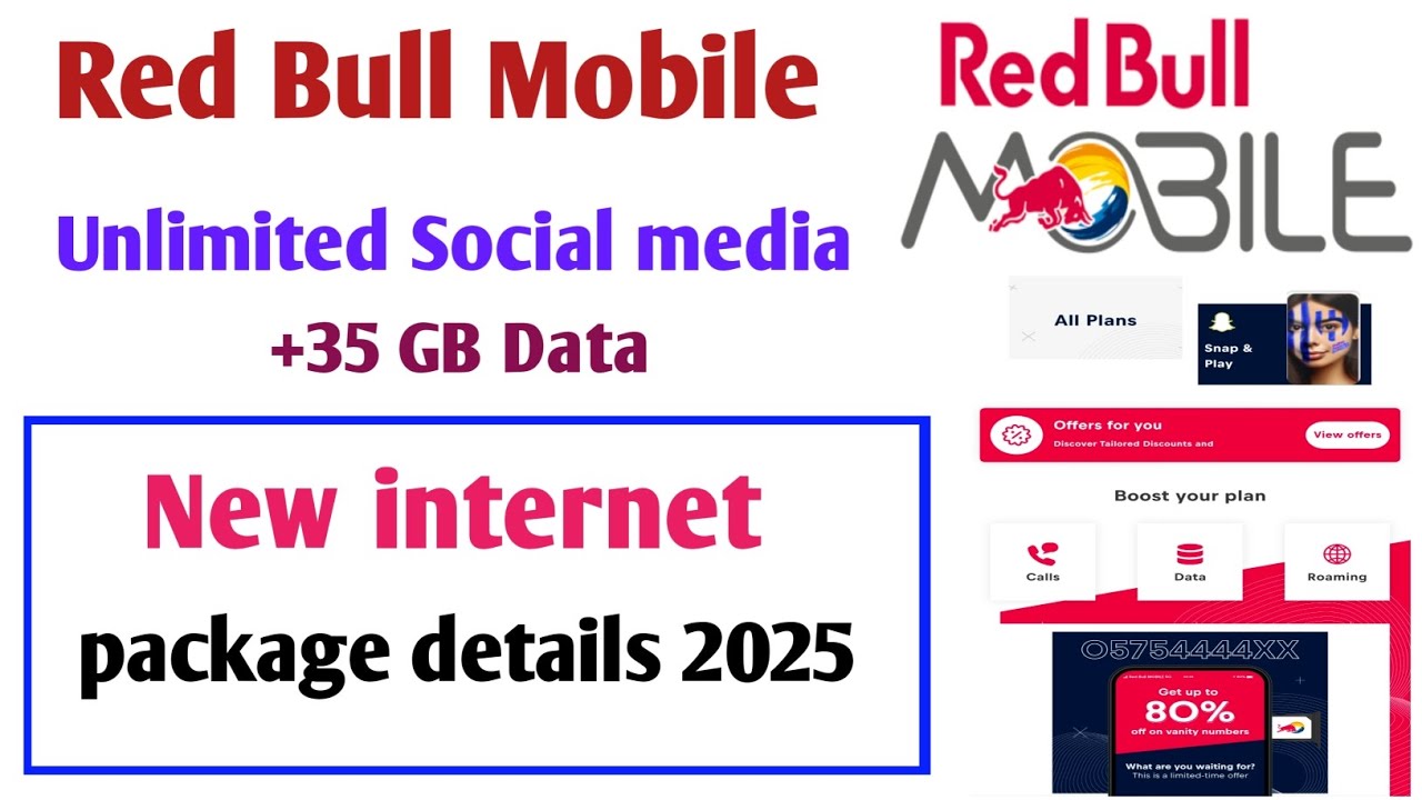 Red Bull Mobile internet offer / Red bull sim internet package / red bull sim ksa @MdJawaidAlam