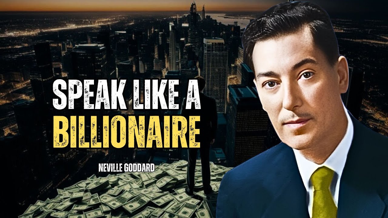 Speak Like A Billionaire - and Watch What Happens Next - Neville Goddard Motivation