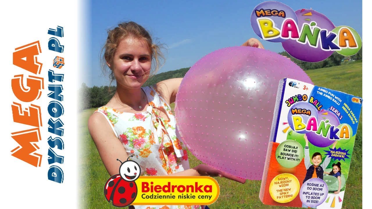 MEGA BAŃKA 🎈 Jumbo Ball 🔮 Zabawki z BIEDRONKI 🐞