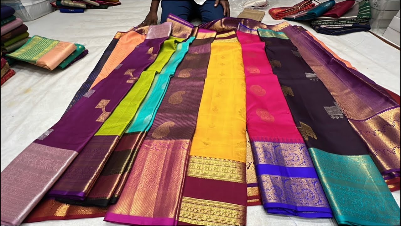 Chickpet Bangalore wholesale Silk sarees||lSingle saree courier available