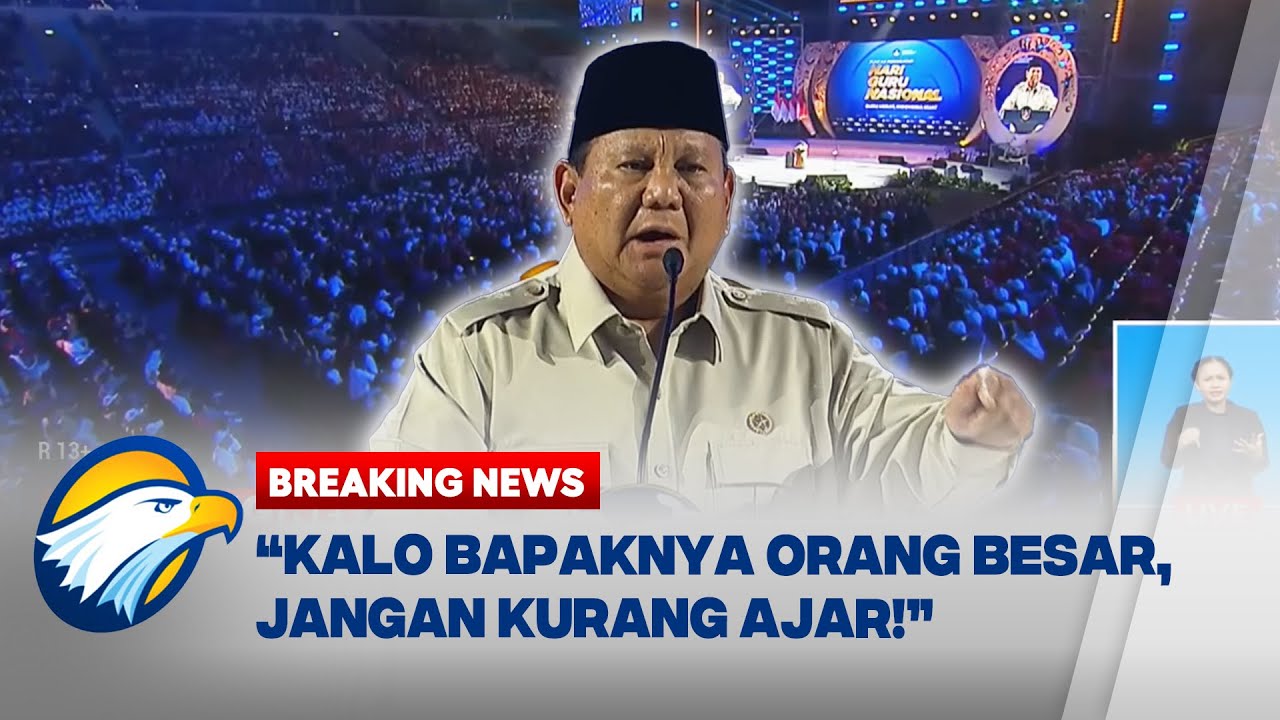 BREAKING NEWS - TEGAS! di Depan Panglima, Prabowo: Murid Anak Jendral Kurang Ajar, Suruh Mengadap!